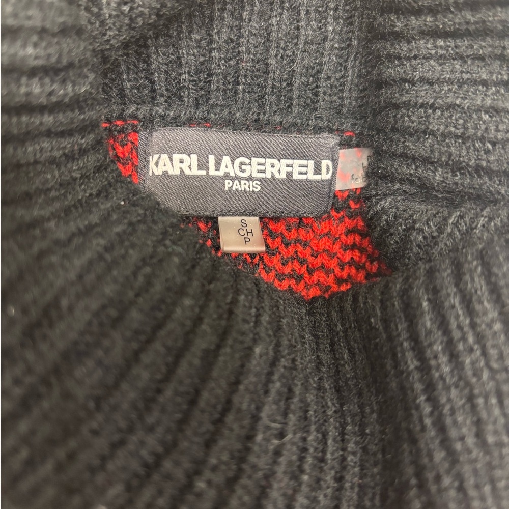 Vintage Karl Lagerfeld Logo Sweater. Size small - Picture 6 of 7